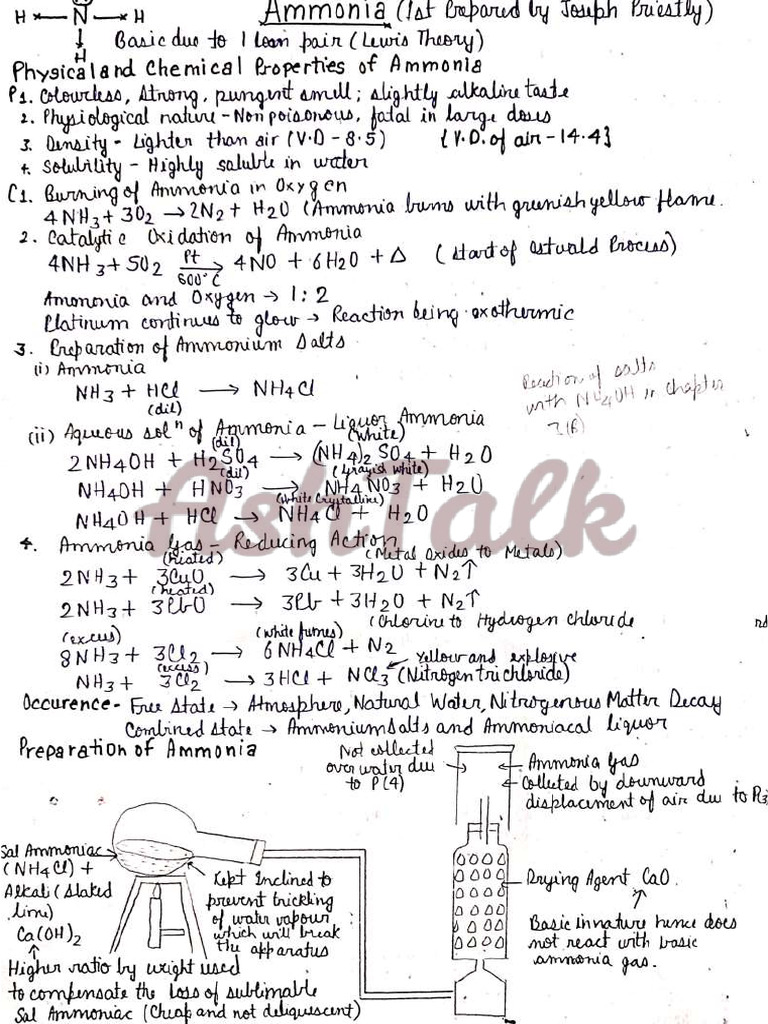 Ammonia Pdf