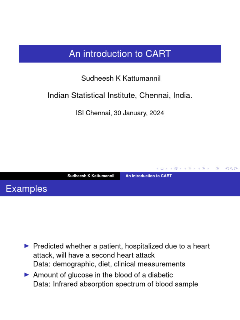 CART Algorithm | PDF