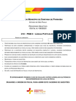 Prova-PEB II - Língua Portuguesa-Prova Objetiva