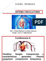 Tema 5 Conferencia 2 Sangre - Plasma, Eritrocitos, Leucocitos, Trombocitos