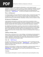 Null Hypothesis Definition