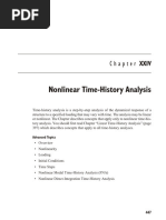 Manual Nonlinear Time History Analysis