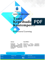 Modul Teori Kepribadian Kontemporer (TM2)