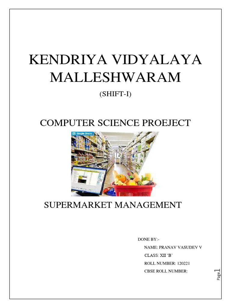 CS Project | PDF