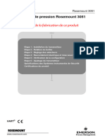 Guide Condensé Transmetteur de Pression Rosemount 3051 Option TR Incluse FR FR 74076