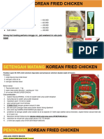 Sop Korean Fried Chicken Printable