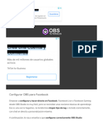 Configurar OBS para Facebook - Como Hacerlo Correctamente ?