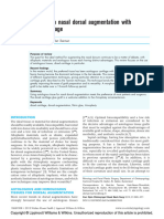 Advances in Nasal Dorsal Augmentation With DCF