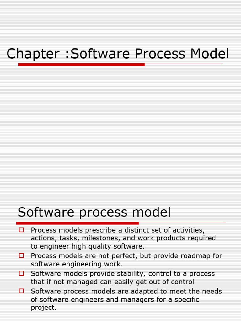 Chapter 3 Software Process Model | PDF | Software Development Process ...