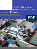 ONPE - Percepción de La Gestión Electoral en El Perú. EG 2011