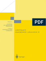 Edwin Hewitt, Kenneth A. Ross Hewitt and Ros Abstract Harmonic Analysis Volume II Structure and Analysis For Compact Groups Analysis On Locally Compact Abelian Groups