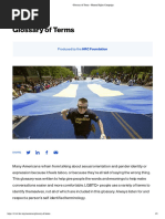 Glossary of Terms - Human Rights Campaign