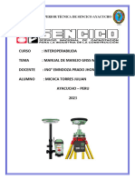 Manual Receptor Topcon Gnss RTK Hiper VR