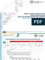 Tema 3 Ejercicio Paso A Paso Tabla de Frecuencias