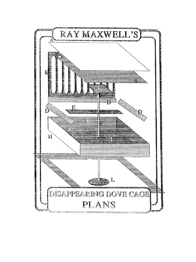 Ray Maxwell's Vanishing Dove Cage - Illusion Plans | PDF
