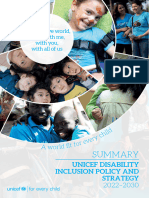 UNICEF Disability and Inclusion Strategy 2022 2030 Short Version