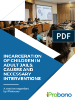 Incarceration of Children in Adult Jails A Summary