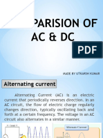 Comparision of Ac & DC