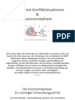 Themenelternabend Autonomiephase