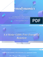 11 6.4 Molar Gibbs Free Energy of Reaction