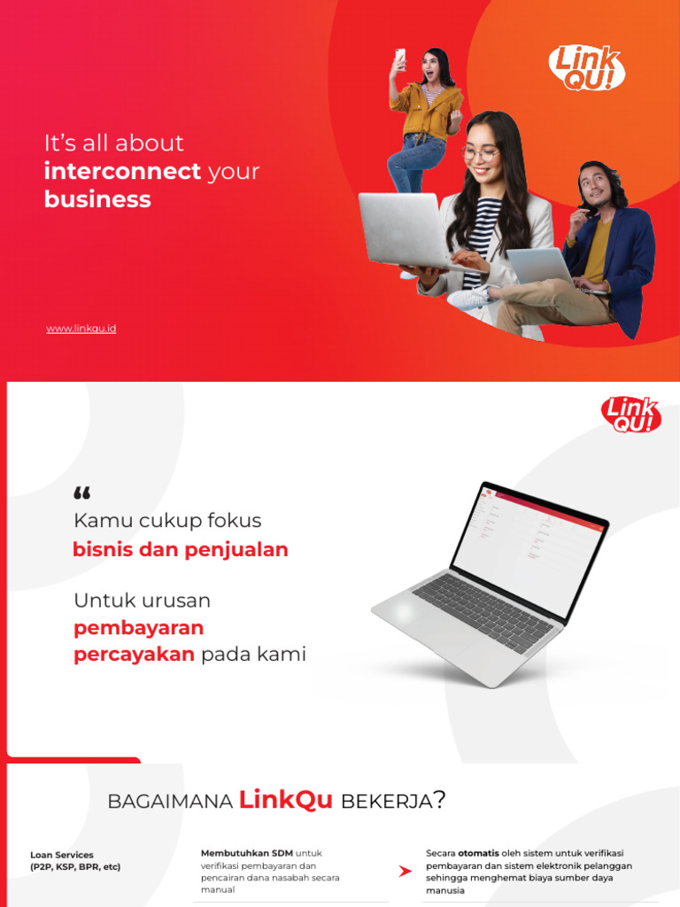 LinkQu: Solusi Pembayaran Aman dan Efisien | PDF | Bisnis | Komputer