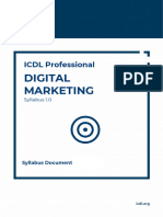 ICDL Digital Marketing - Syllabus 1.0