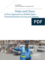 Between Order and Chaos: A New Approach To Stalled State Transformations in Iraq and Yemen