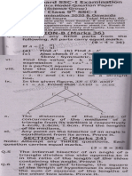 Past Paper 9th Class Federal Board Math English Medium Subjective 2020 (1)