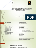 RANGOS, FORMULAS Y CRITERIOS PARA LA HOMOLOGACIÓN Web