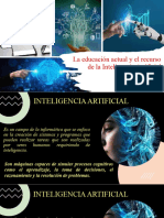 Charla La Educación Actual y El Recurso de La Inteligencia Artificial