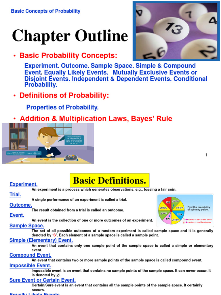 Probability Basics for Students | PDF | Set (Mathematics) | Probability