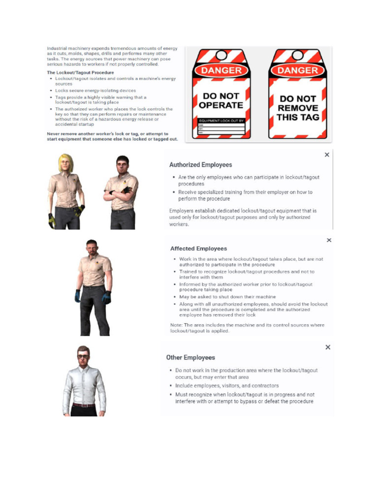 17 Lockout Tagout | PDF