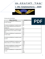 Guía de 1°año Complementaria - 2024