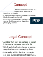 Lecture # 10 Legal Concept