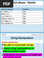 Lesson 1 - String Manipulation - Hard