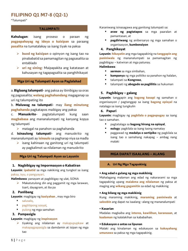 q2 Fili Notes Compilation Min | PDF
