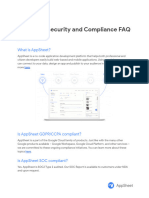 Appsheet Security and Compliance Faq