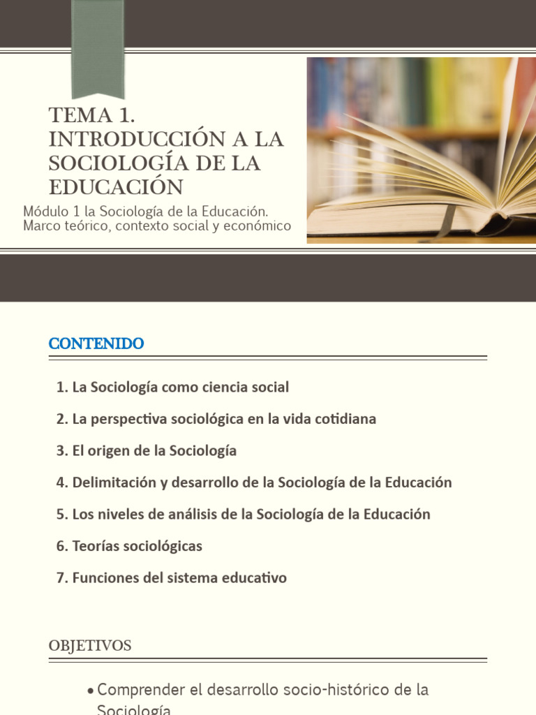 Introducción a la Sociología Educativa | PDF | Sociología | Sociedad