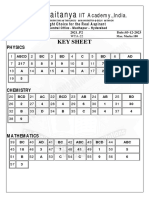 03-12-2023 - Jr.C-120 - Jee-Adv (2021-P2) - WTA-22 - Key & Sol's