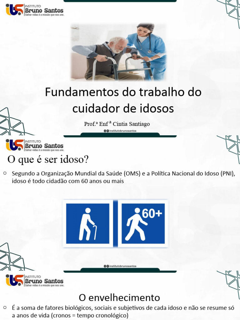 Cuidados e Direitos do Idoso | PDF | Terceira idade | Enfermagem