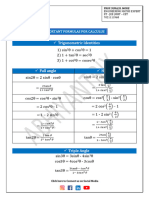 Calculas Standard Formulas