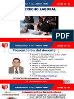 Segunda Semana Derecho Laboral - Sesion 3 y 4