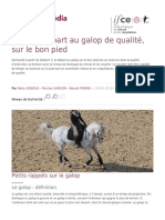 Vers Un Depart Au Galop de Qualite Sur Le Bon Pied