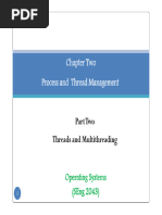 Chapter 2 Process Management Part 2 Threads and Multithreading