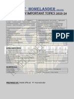 Xi Chemistry - Important Topics 2024 - Malik FT - Homelander (Private Group)