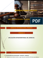 Dip - Aplicacion Extraterritorial Del Derecho - Unidad Iii