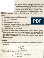 Ejemplo Gestión Inventarios Modelos Cant. Económica de Pedido y Descto - Por Cantidad