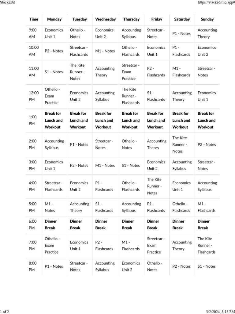 timetable-pdf