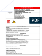 Agarosa Ficaha de Emergencia