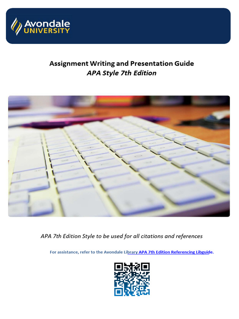 APA 7th Edition Assignment Guide | PDF | Paragraph | Apa Style
